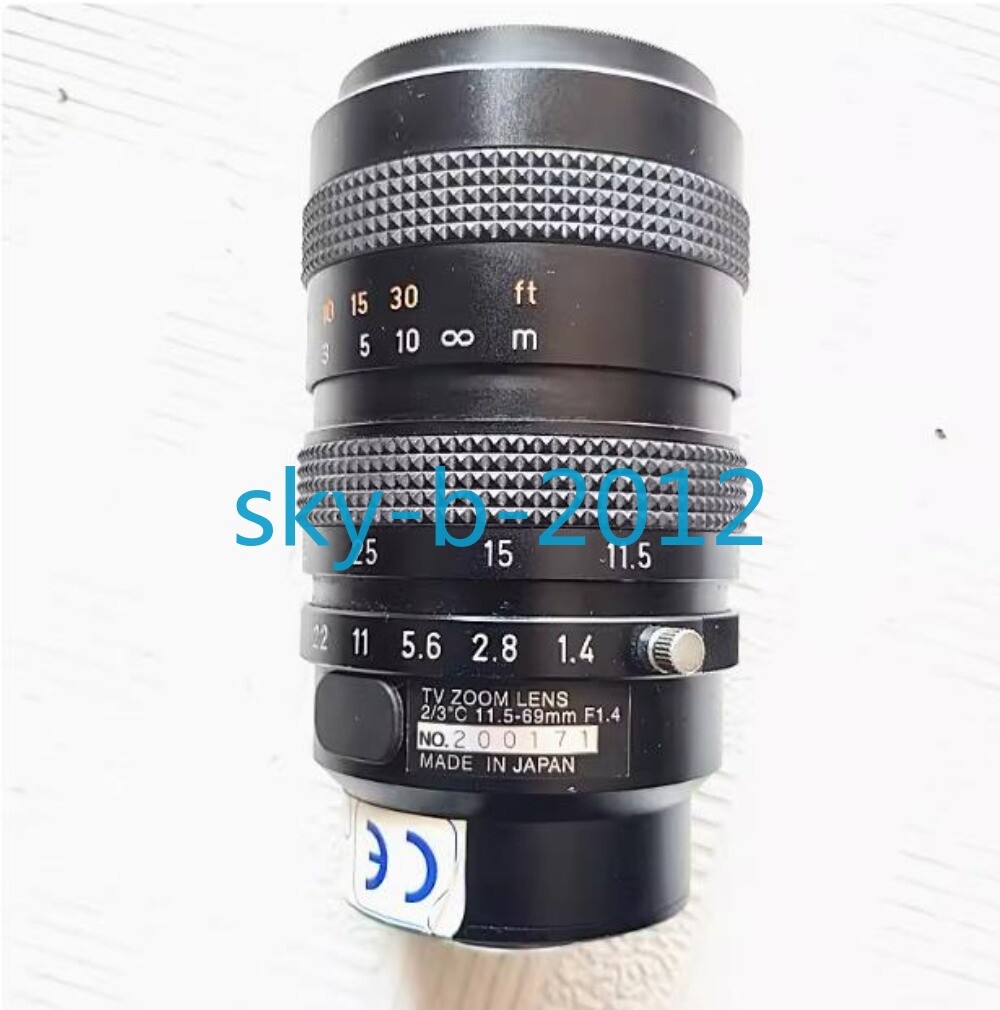1 PCS TV ZOOM LENS 2/3 C 11.5-69MM F1.4 tested | eBay