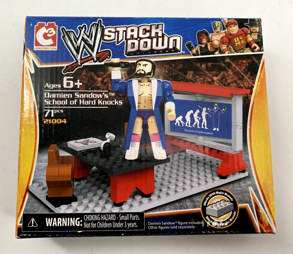 WWE Stack Down Damien Sandow's School of Hard Knocks New C3