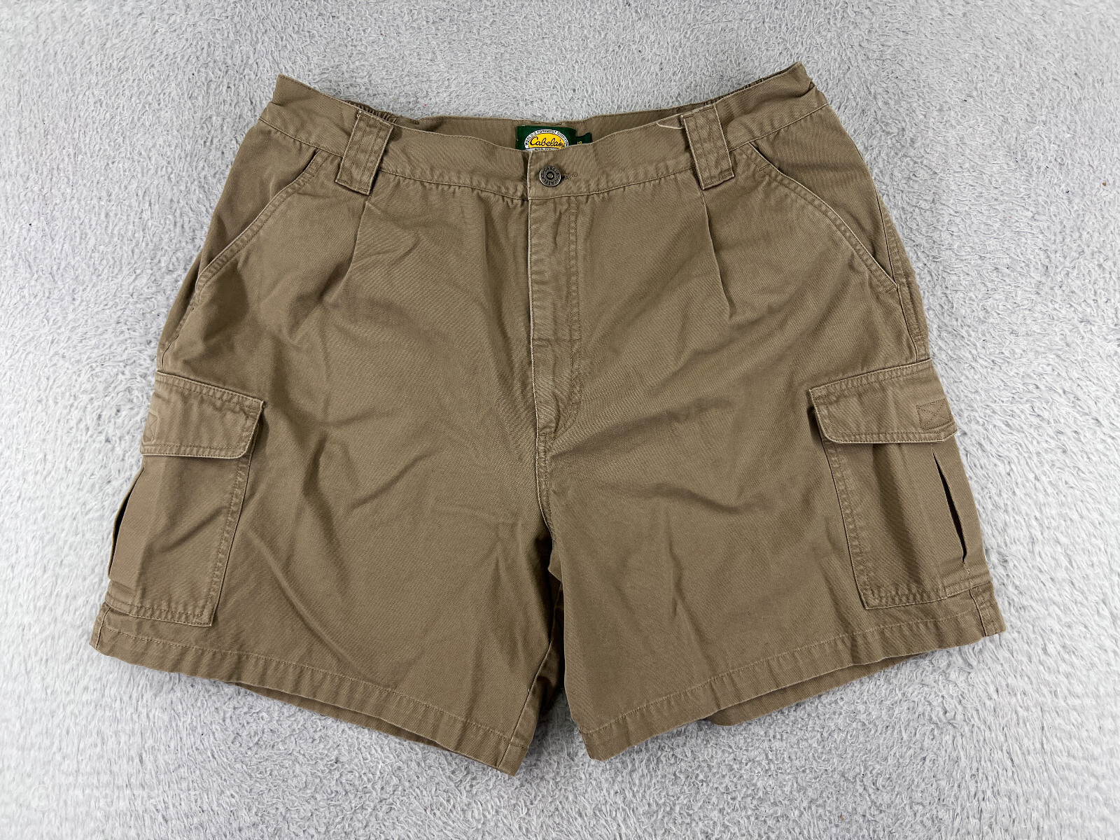 Cabelas Shorts Womens 18 Beige Cargo Hiking Camping F… Gem