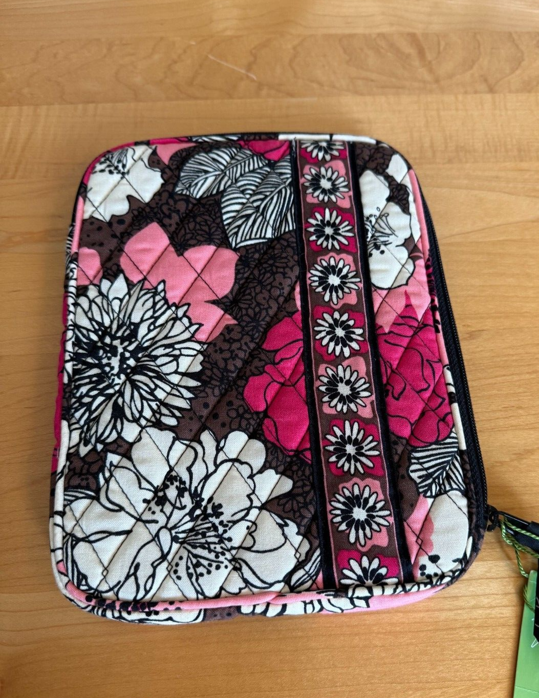 Vera Bradley Mocha Rouge 9x7 Inch Tablet E-Reader Soft Case Sleeve-image