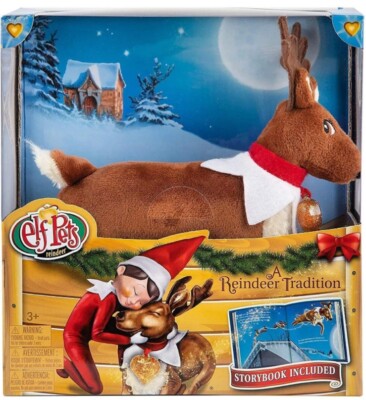 Elf Pets: A Reindeer Tradition Storybook & Plush The Elf On The Shelf Pets NEW