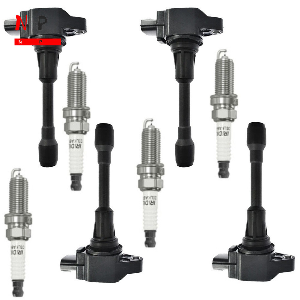 4 Ignition Coil and 4 Spark Plug For 2007-2008 2010-2012