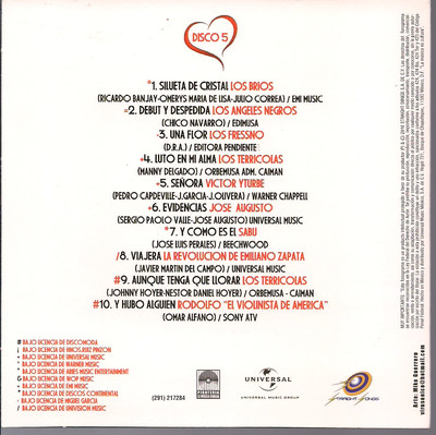 RARE CD Card Sleeve balada 70s 80's JOSE AUGUSTO Evidencias LOS BRIOS Silueta