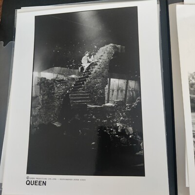 Brian May Queen 1986 Original Promo Photo Print  Rare 10x8 A Kind Of Magic Video