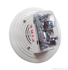Simplex 4906-9154 White Ceiling Mount Fire Alarm Speaker Strobe