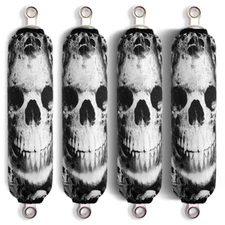 Dark Skull Shock Covers Bombardier CanAm Renegade Outlander 400 500 650 800 1000