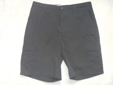 WearGuard Cargo Shorts Mens Size 38 Black Stretch Cargo Pockets Inseam 10"