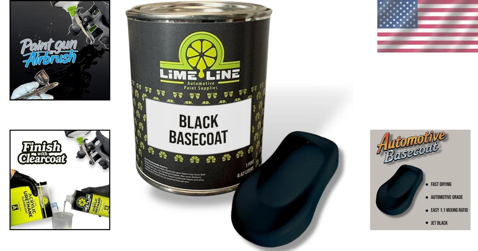 Urethane Black Paint for Exterior Metal - 16oz - Image 2 of 4