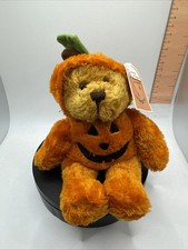 Halloween Bear  Jack   March of Dimes Bean Bags for Babies Plushland Pumpkin