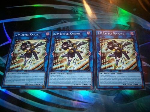 3x S:P Little Knight 1st Edition Common L26D-ENM32 Yu-Gi-Oh!