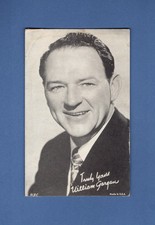 WILLIAM GARGAN, Actor ~ 1950-60s Exhibit Supply Co/ESCO | Made in USA card B