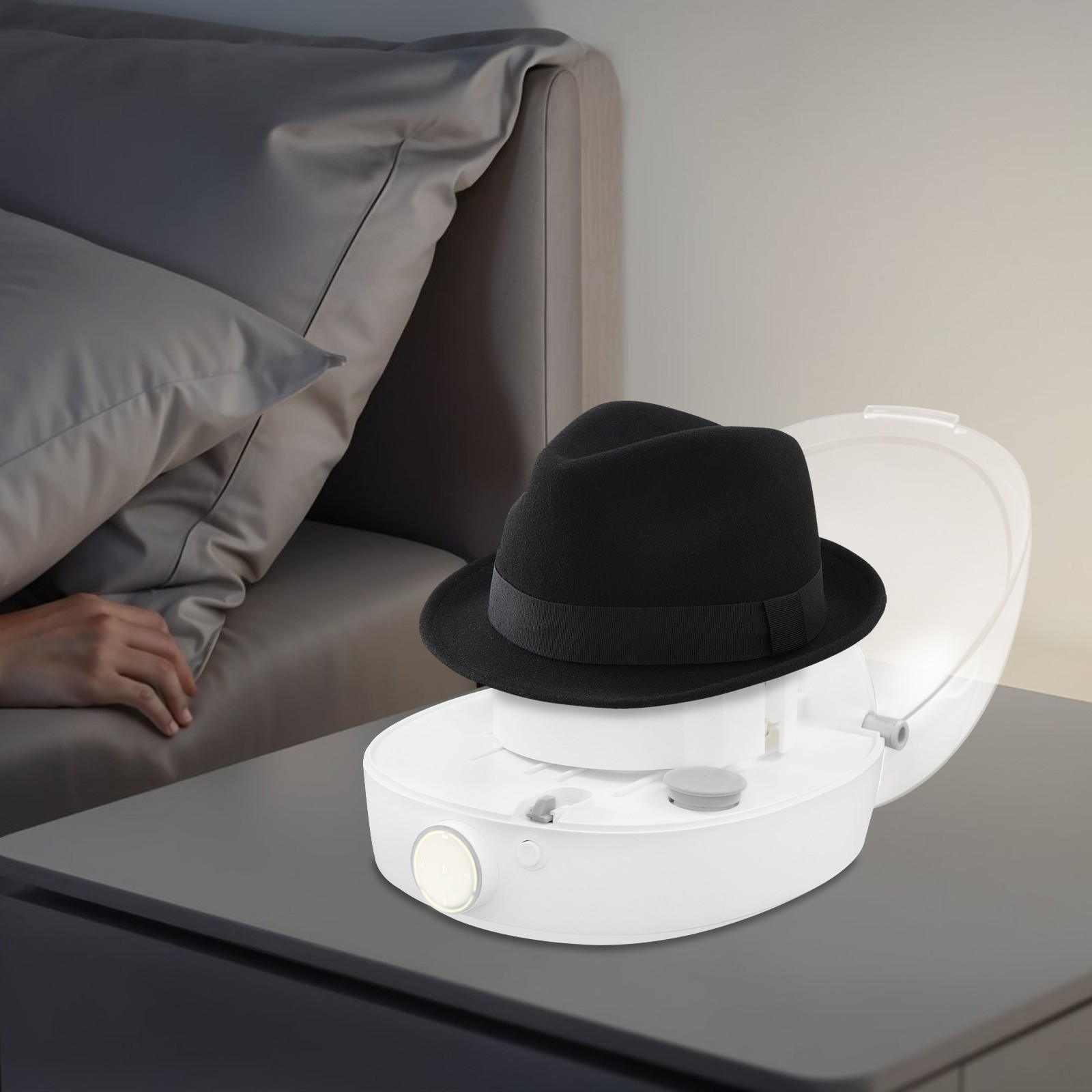 Cap Cleaner Countertop Hat Care Machine Automatic Steam Cleaning Machine 1000W