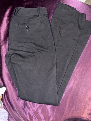 black dress work pants Dress Wrangler WRancher Black Slacks – Pard's Western Shop main image 1