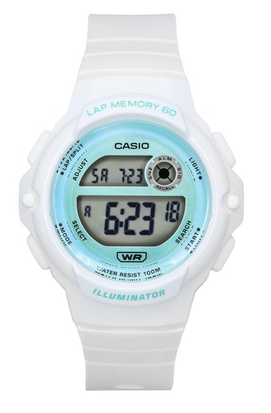 Casio Standard Digital WeißEs Harzarmband Quarz LWS-1200H-7A3V 100M Damenuhr-image