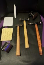 Vintage Dolly Hammer Lot Auto Body Dollies Hand Tools Dent Removal Sheet Metal
