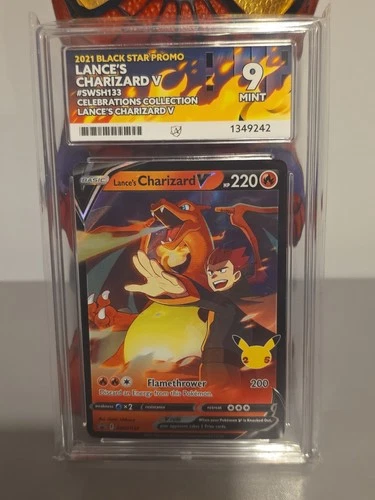 Pokemon TCG - Lance's Charizard V SWSH 133 - 25th Celebrations Promo - ACE 9