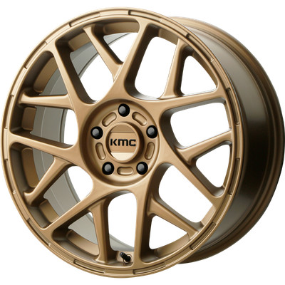17x8 KMC KM708 BULLY Matte Bronze Wheel 5x4.5 (38mm)
