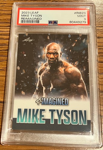 2023 Leaf Reimagined Mike Tyson #RIB29 PSA 9 Mint