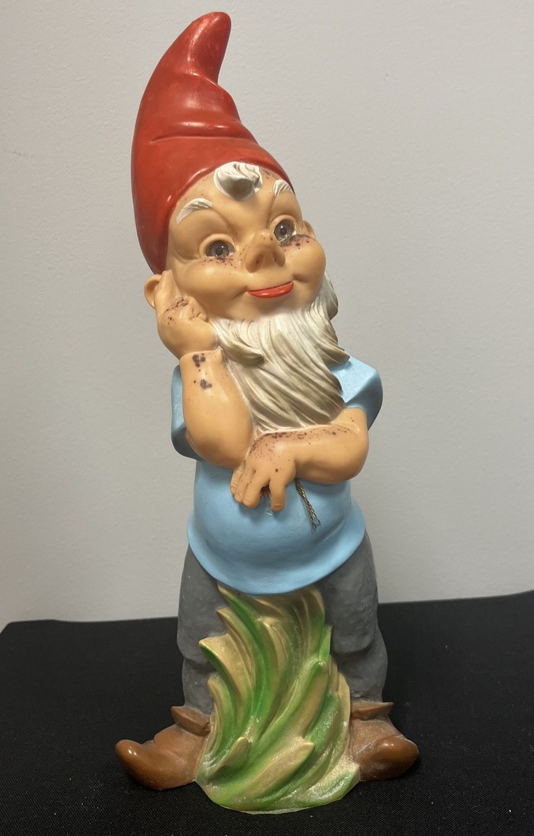 Vintage Heissner Garden Gnome 15” Plastic West Germany | eBay