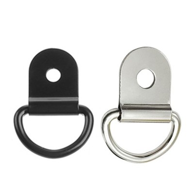 20Pcs D-Ring Tie Down Anchors Heavy Duty Metal Mounting Clip for Cargo Trailer