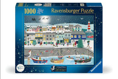 RAVENSBURGER 1000 PIECE PUZZLE COASTAL CHRISTMAS AT THE HARBOR 2026 * PRE ORDER*