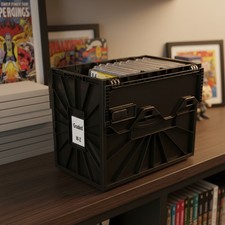 Elegant Graded Comic Book Bin - Stackable Box...