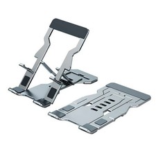 Aluminum Alloy Foldable Phone Stand, Portable Cell Phone Stand for Desk and A...