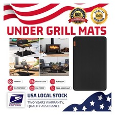 Fireproof Fireplace Mat 30 48 inch Hearth Rugs Floor Protector Pad Easy to clean