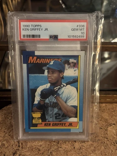 🔥🔥🔥KEN GRIFFEY JR. 1990 Topps Baseball All-Star ROOKIE CUP #336 PSA 10🔥🔥🔥