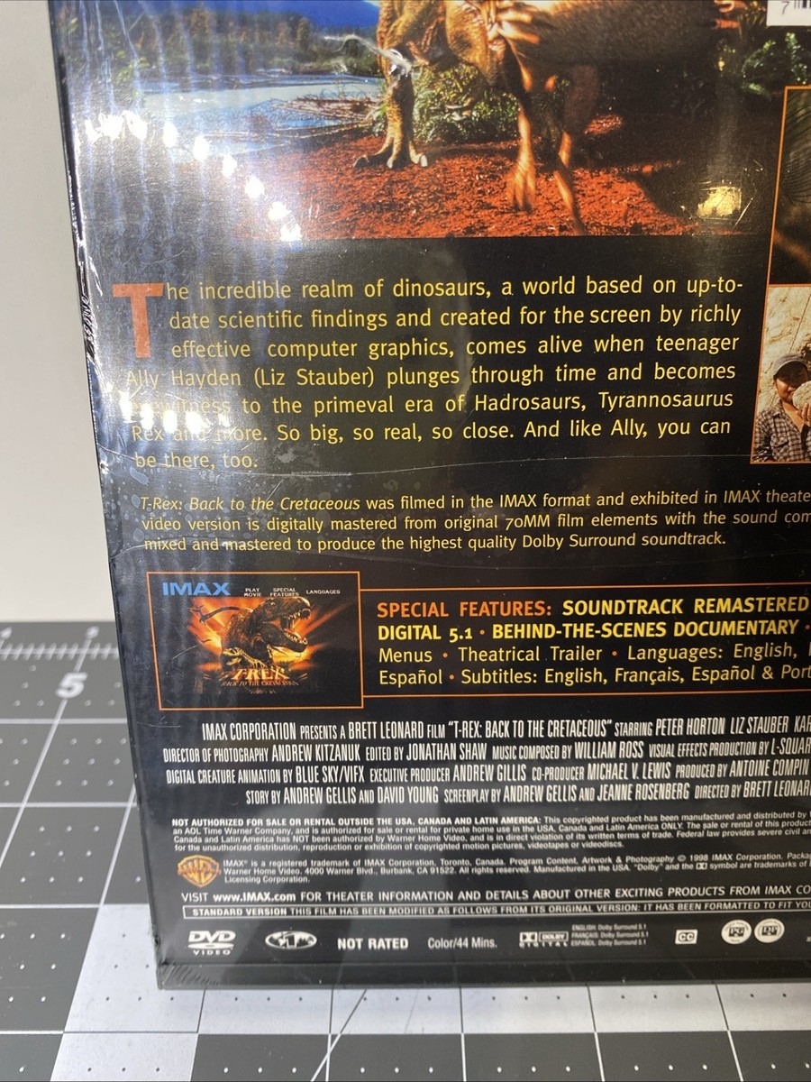 IMAX - T-Rex - Back to the Cretaceous (DVD, 2001) for sale online