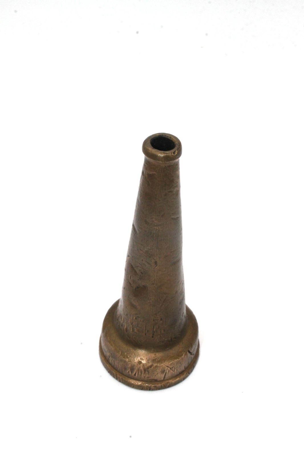 Antique Brass Tapered Fire Hose Nozzle Vintage Steampunk