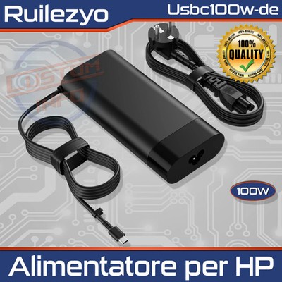 HP 100W USB-C Netzteil Ruilezyo Spectre X360 ZBook Firefly Pavilion Envy