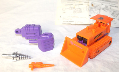 Transformers G2 Orange Devastator 1993 Bonecrusher rare KB exclusive COMPLETE
