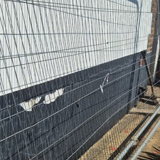 Grey Temporary Welded Wire Metal Mesh Construction Site Fencing Panel
