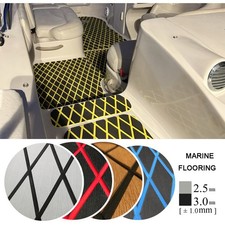 EVA Foam Boat Decking Mat Marine Flooring Sea Deck Faux Floor Mat , Diamond Pad
