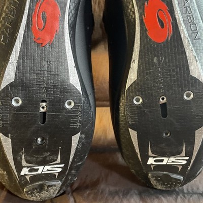 Sidi Genius 7 Mega Shadow Black Carbon - Road Cycling Shoe - EU 41