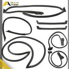 Complete Door Window Weather Strip Seal Set Fit For Corvette C4 Coupe 1990-1996