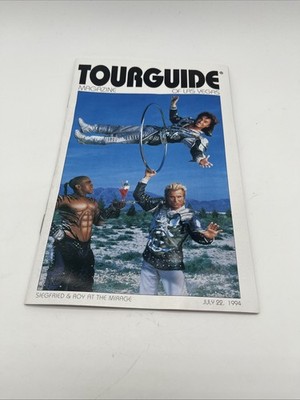 Vintage Tour Guide magazine Of Las Vegas Nevada July 22, 1994