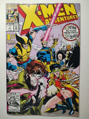 X-Men Adventures #1, FN/VF 7.0, Marvel 1992, 1st App. Morph In  Animated Series