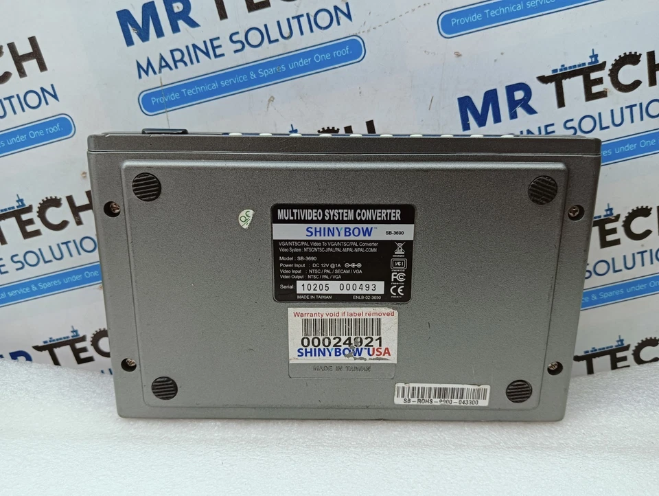 Shinybow Sb-3690 Multivideo System Converter Dc 12v @ 1a / Ntsc / Pal / Vga. - Image 3 of 4