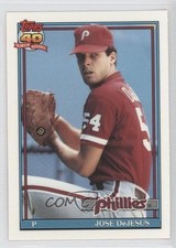 1991 Topps Factory Set Collector's Edition (Tiffany) Jose De Jesus DeJesus 0j0