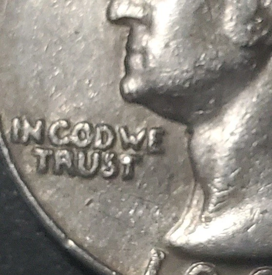 1982 D Washington Quarter IN COD WE TRUST DDO Error REF#0132 - Image 2 of 2