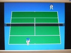 [Tube 00] [] Game Software FC Family Tennis (No Box Theory) Famicom Family