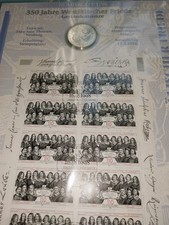 NUMISBLATT DEUTSCHE POST 1/98 " 350 JAHRE WESTFÄLISCHER FRIEDE ", in Originalh