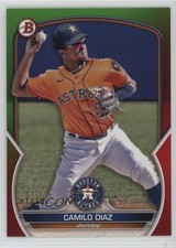 2023 Bowman Draft Red & Green Gradient 7/10 Camilo Diaz #BD-129 13w8