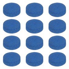 Billiard Pool Cue Tips, Pool Cue Tips Cow Leather 12mm 12 Pcs Blue