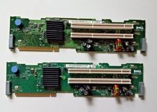 Lot of 2 Dell H6188 2-PCI-X Slot Riser Board for PowerEdge 2950 Server