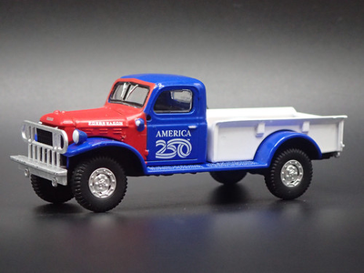 #ad #ad 1946 46 DODGE POWER WAGON TRUCK AMERICA 250 1:64 SCALE DIECAST MODEL CAR $11.99