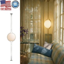 Bola Blanca Lámpara de Piso a Techo Arte Decoración Luz de Pie Acrílico Globo EE. UU.