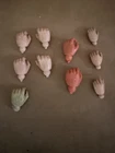 Marx Johnny West Lot Of 10 Hands